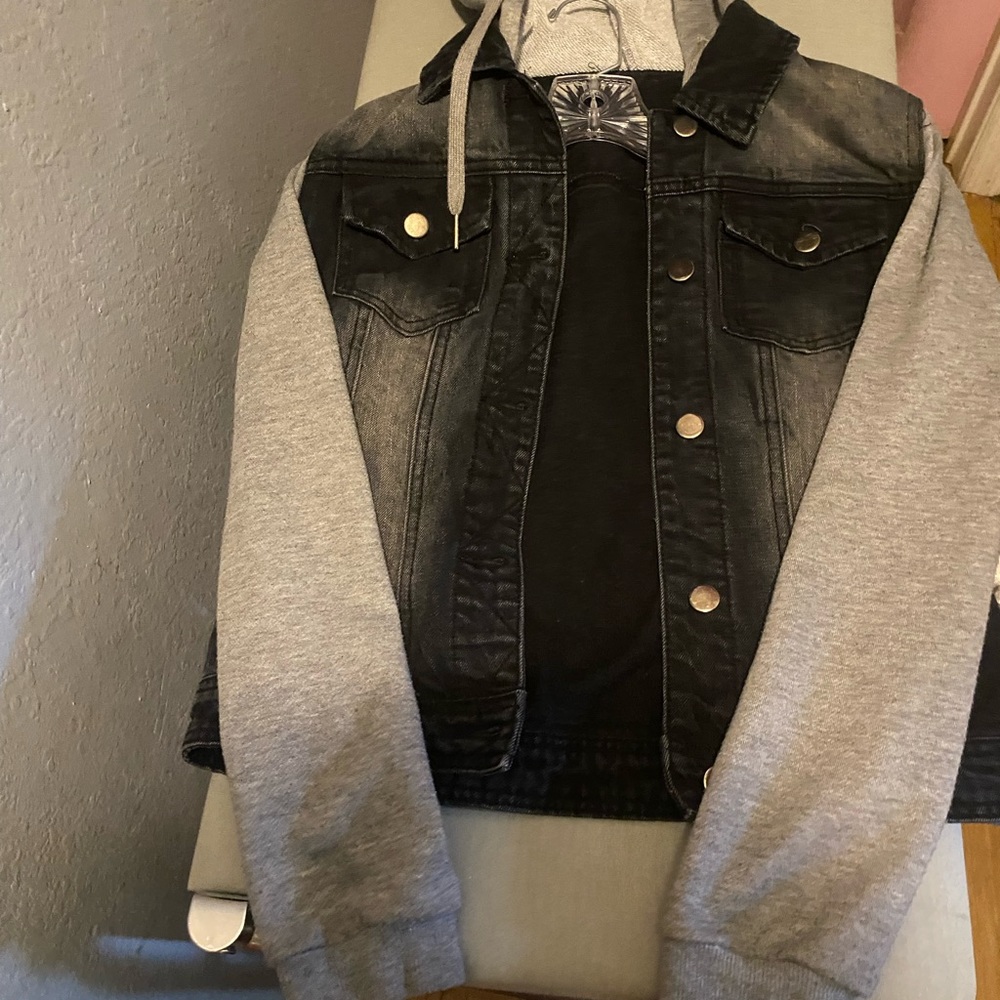 Black Denim Jean Jacket